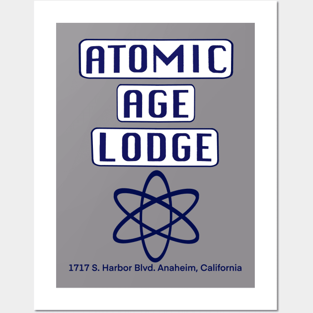 Atomic Age Lodge Wall Art by Popoffthepage